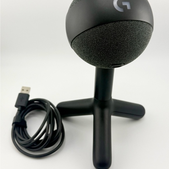 Logitech Gray and Black USB Microphone - Picture 1 of 1